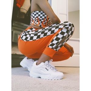 Checkerboard Stripes Pants